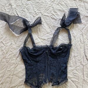 Black Lace Bra with Adjustable Straps